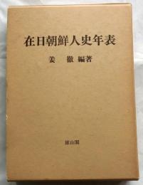 在日朝鮮人史年表