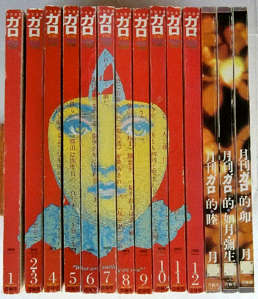 月刊漫画ガロ　後期(1988年）から廃刊（2002年10月）まで144冊