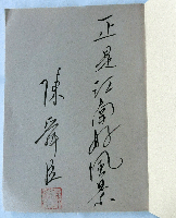 エナジー対話19　揚子江 【陳舜臣著名入り】