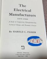 【除籍本】　The Electrical Manufacturers, 1875?1900　リプリント版（復刻版）　洋書（英語？で記載）　　