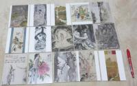 画聖　富岡鉄斎 　清荒神　清澄寺蔵　第1集　絵葉書　30枚　　