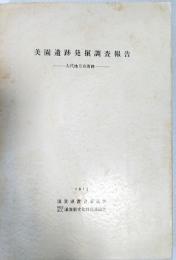美園遺跡発掘調査報告 : 古代地方官衙跡