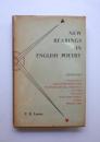 NEW BE ARINGS IN ENGLISH POETRY