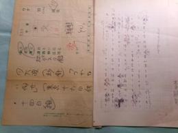 本多顕彰草稿「つれない仰せ」4枚完