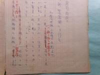 矢野道也草稿「赤坂・庄司両氏の『最新製本術』を読む」3枚完