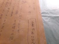 小島政二郎,神戸太郎合作脚本草稿「雀のおいらん（三幕六場）」400字詰101枚相当