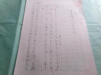 阿井景子草稿「秀吉の野望」435枚完+「ねね」存39枚