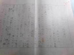 渡辺みきこ草稿「わが風景・わが『松林図』」16枚
