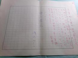 渡辺みきこ草稿「エッセイ 雪の意匠」他48枚
