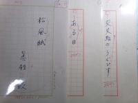 真殿皎詩稿「モスクワ東方スンギル遺跡」他・全17篇52枚