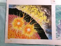 南村喬之 ＳＦ挿絵画稿 少年マガジン掲載原画1枚