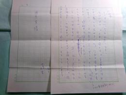 小島直記（毎日新聞社岡本実宛）書簡7通15枚（昭和50-51頃）


　　