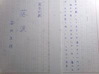 笹沢左保草稿「宮本武蔵/落涙」71枚完