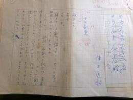 陣出達朗草稿「逆立ち大名」499枚一冊分完揃