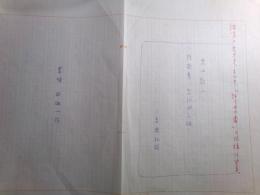 児山敬一草稿「短歌集 なにがし坂」1冊分190枚完 昭和46