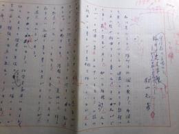村山知義草稿「実作者の立場から 科学的史観と想像力について」20枚完
