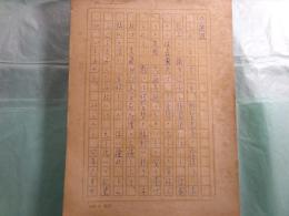 宮野敬草稿「題名不詳（時代劇脚本）」216枚　　

