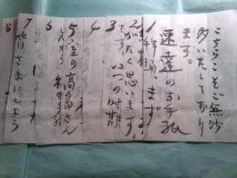 中村武志肉筆書簡 講談社 白川充宛 昭和63.5
　　