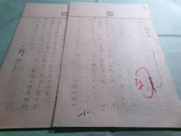 増村保造草稿「『婉』という女』と『儀式』について」41枚完