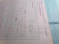 杉靖三郎草稿「飲酒は自分のペースで＝”忘年会病”を防ぐには」3枚