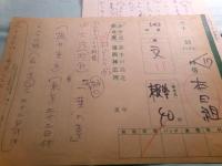 藤井重夫草稿「樋口一葉の墓」3枚完