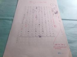 草森紳一草稿「遠い物」6枚完