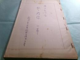 劇団河童座第24回公演用台本「狐と殿様（二幕）」＋孔版台本「児童劇 狐と殿様  童話 狸の王様より」二種2冊
　　
　　