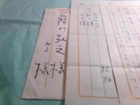 牧羊子書簡 阿川弘之宛礼状 1981.3
