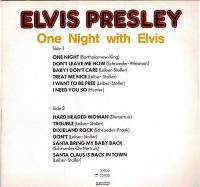 【LPレコード】 ELVIS PRESLEY One Night with Elvis