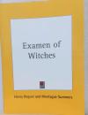 Examen of Witches  （魔女裁判） Reprint