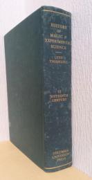 History of Magic & Experimental Science 6 Sixteenth Century　（魔術と科学の歴史）