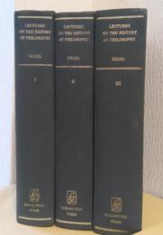 Hegel's Lectures on The Hstory of Philosophy  3vols. （ヘーゲル　哲学史講義）