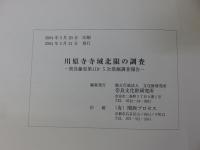 川原寺寺域北限の調査　飛鳥藤原第119-5次発掘調査報告