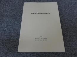 坂田寺出土建築部材調査報告書