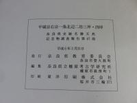 平城京右京一条北辺二坊三坪・四坪 ＜奈良県史跡名勝天然記念物調査報告　第67冊＞