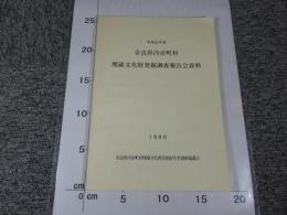 平成10年度　奈良県内市町村埋蔵文化財発掘調査報告会資料