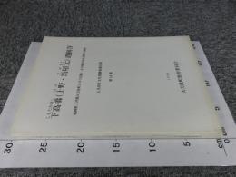 下高橋（上野・馬屋元）遺跡IV　-福岡県三井郡大刀洗町大字下高橋鵜木所在遺跡の調査報告-