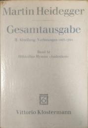 Gesamtausgabe　Ⅱ.bteilung: Vorlesungen 1923-1944　(独文)