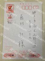 岩成達也 自筆(+印刷)年賀状葉書【藤村壮宛】