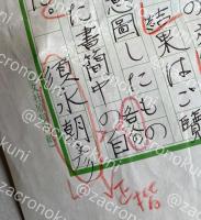 須永朝彦 自筆草稿「縁起」200字詰原稿用紙×2枚完