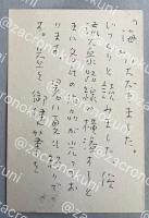 長谷川龍生 自筆葉書【藤村壮宛】