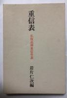 重信表 私版高柳重信年表【高柳重信句署名入】限定167部