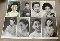 皇軍慰問用 日本映画花形集 17枚組  ※李香蘭・田中絹代・原節子他17名のポートレート集