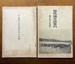 軍馬補充部案内　創立五十年記念