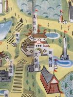 伊賀文化産業城落成記念 全国博覽会鳥瞰図