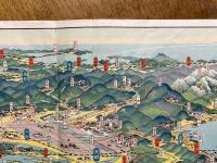 近畿を中心とせる名勝交通大鳥瞰圖