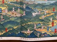 近畿を中心とせる名勝交通大鳥瞰圖