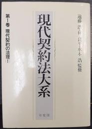 現代契約法大系 第1巻  現代契約の法理 (1)