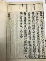 改正音訓　書経　（尚書）　天地　2冊