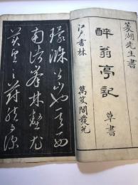 草書酔翁亭記